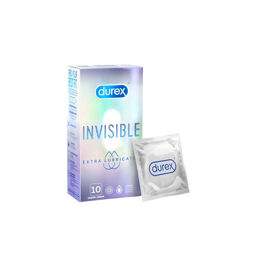 DUREX Invisible Extra Lubricated Condoms [10s]