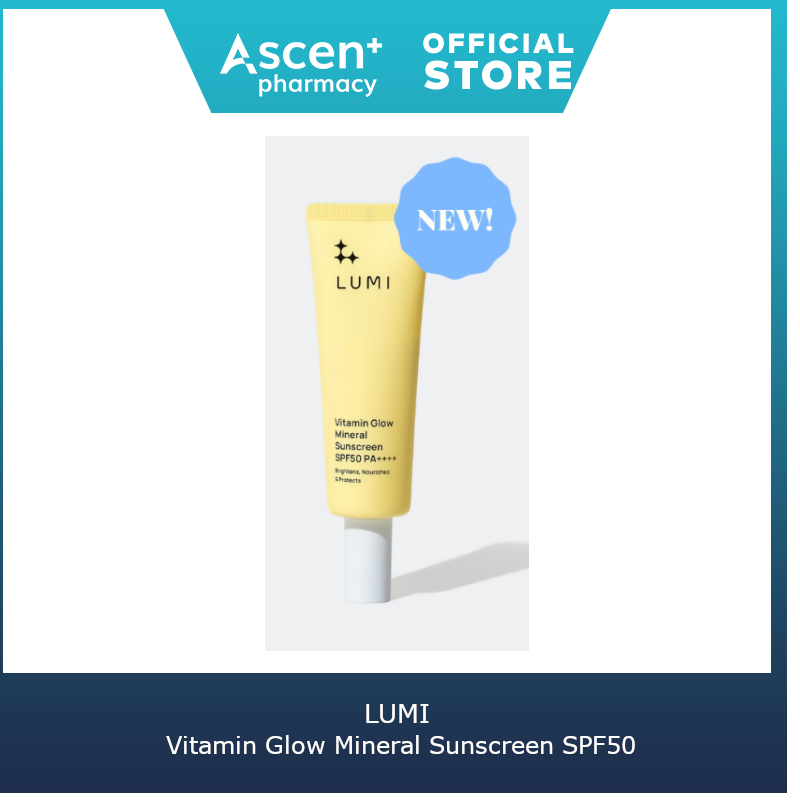 LUMI Vitamin Glow Mineral Sunscreen SPF50 [50ml]