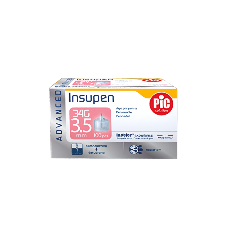 PIC Solution Insupen Pen Needle 3.5mmx34G [100s]