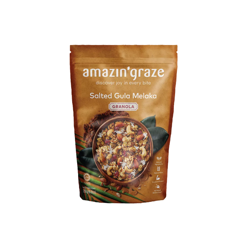 AMAZIN' GRAZE Salted Gula Melaka Granola [250g]