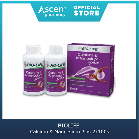 BIOLIFE  Calcium & Magnesium Plus [2x100s]