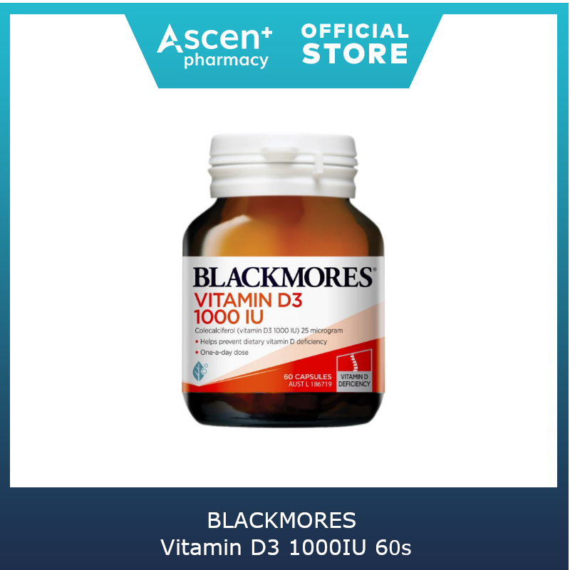 BLACKMORES Vitamin D3 1000 IU [60s]