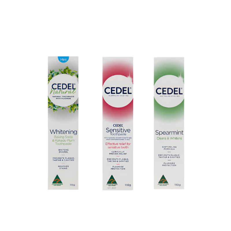 CEDEL Toothpaste [110g] Spearmint / Sensitive / Whitening