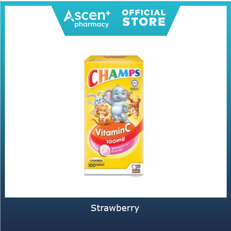 CHAMPS Vitamin C 100mg Chewable Tablets [100s]