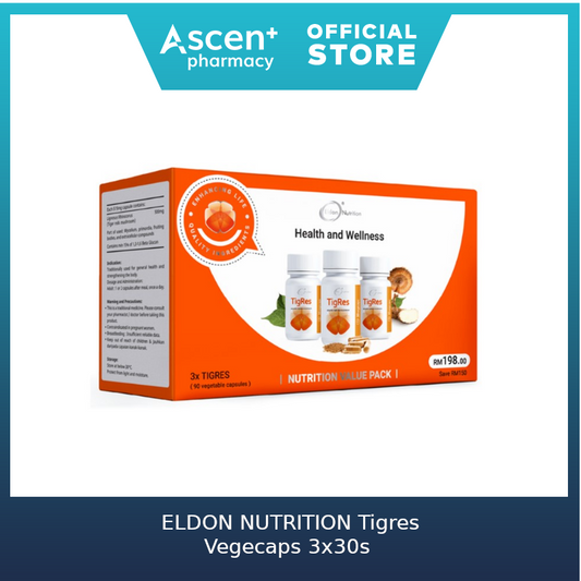 ELDON NUTRITION Tigres Vegecaps [3x30s]