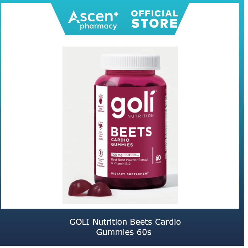GOLI Nutrition Beets Cardio Gummies [60s]