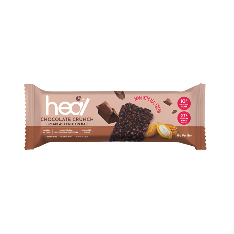 HEAL Chocolate Crunch/Fruity Raspberry Breakfast Protein Bar [1 Bar]