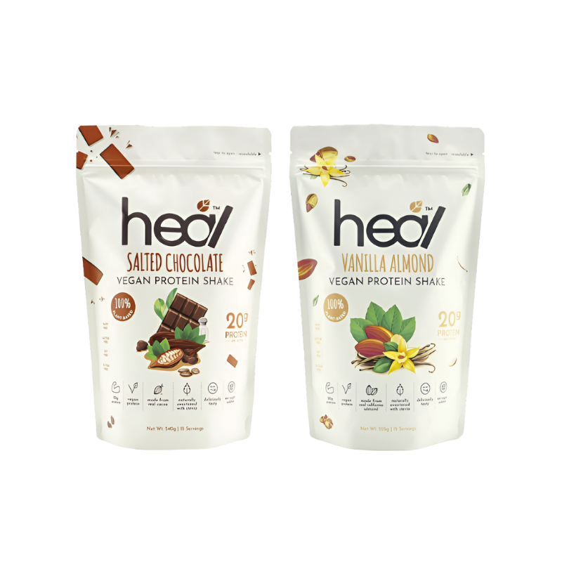 HEAL Protein Shake Vanilla Almond / Salted Chocolate [15s]