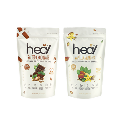 HEAL Protein Shake Vanilla Almond / Salted Chocolate [15s]