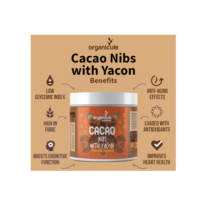 ORGANICULE Cacao Nibs with Yacon [250g]