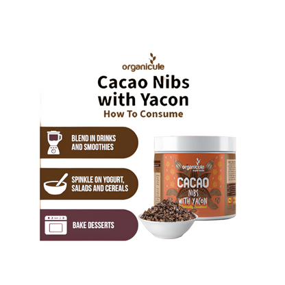 ORGANICULE Cacao Nibs with Yacon [250g]
