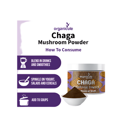 ORGANICULE Chaga Mushroom Powder [60g]