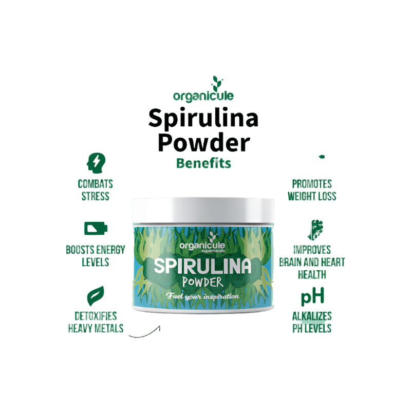 ORGANICULE Spirulina Powder [200g]