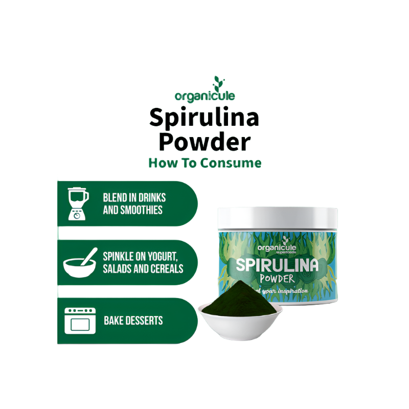 ORGANICULE Spirulina Powder [200g]