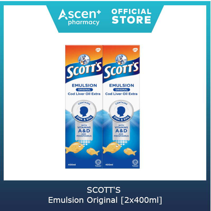 SCOTT'S Emulsion Regular [2X400ml]