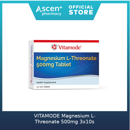 VITAMODE Magnesium L-Threonate 500mg [3x10s]