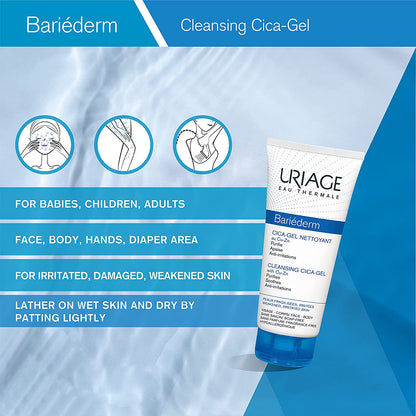 Uriage Bariederm Cleansing Cica-Gel (CU-ZN+) [200ml]