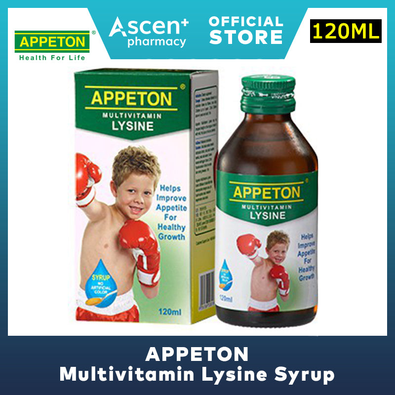 APPETON Multivitamin Lysine Syrup [120ml]