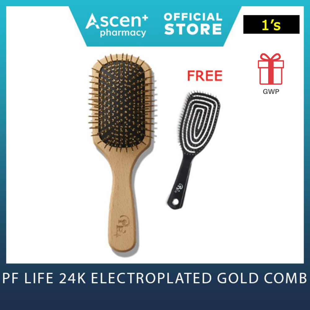 PF LIFE 24k Electroplated Gold Comb 1s FOC 1 Flex Control Comb C001