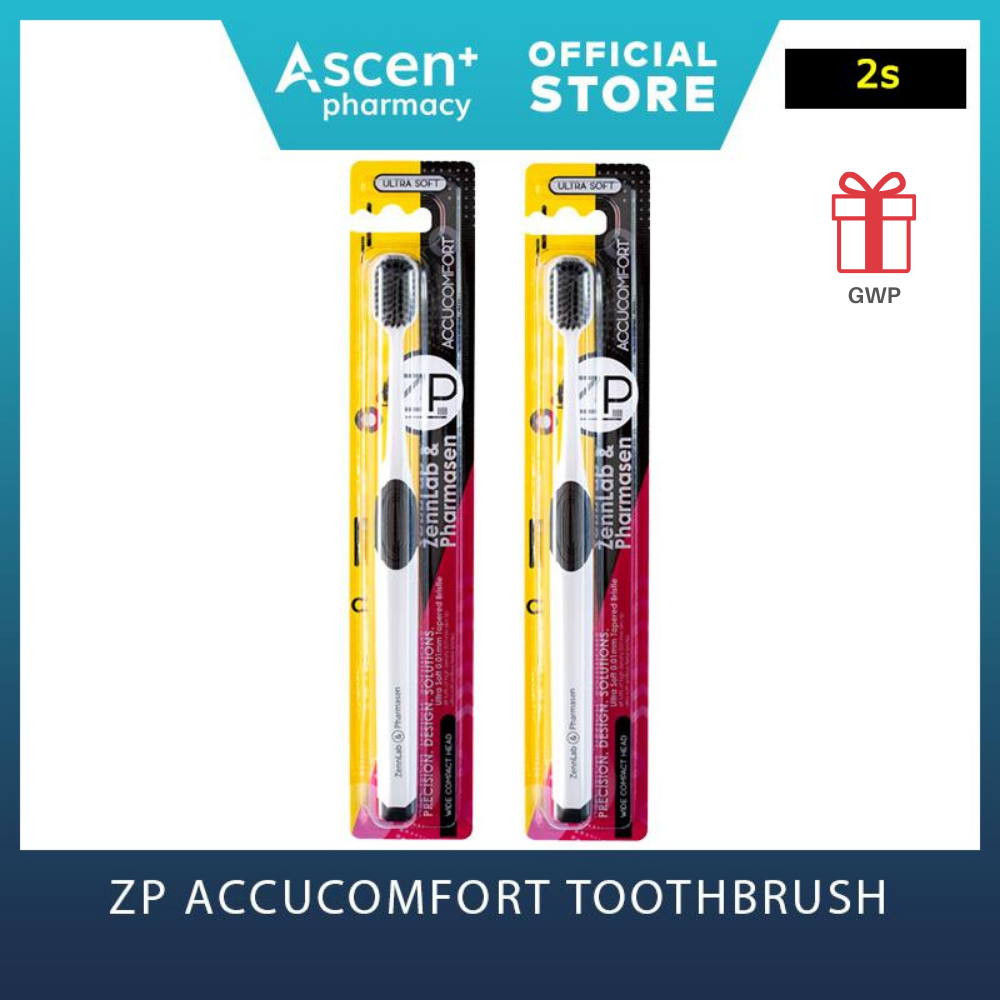 Zennlab & Pharmasen ACCUCOMFORT Toothbrush 2s