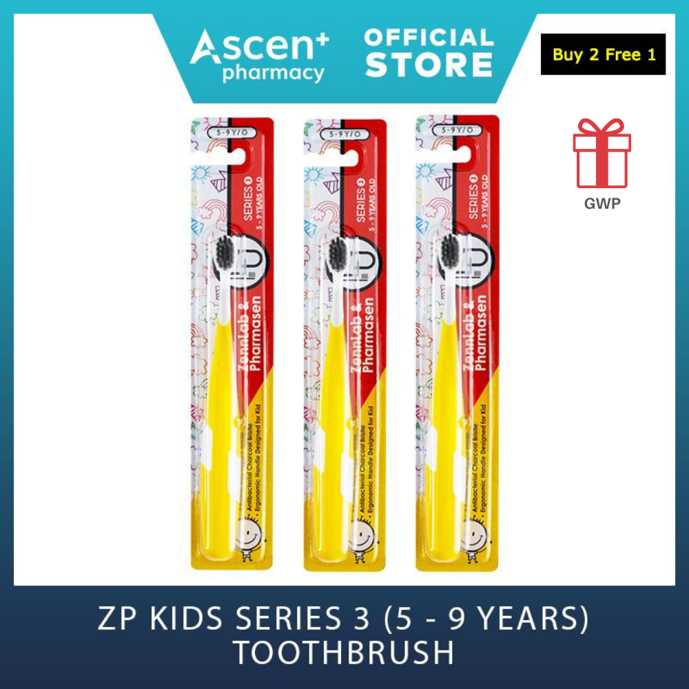 Zennlab & Pharmasen KIDS SERIES 3 Toothbrush B2F1
