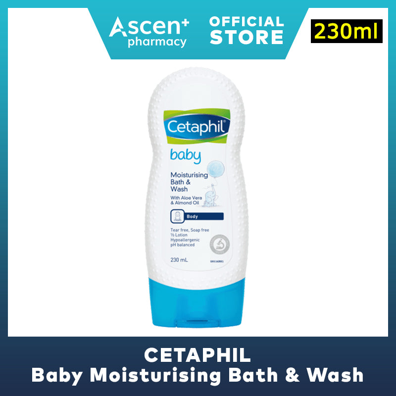CETAPHIL Baby Moisturising Bath & Wash [230ml]