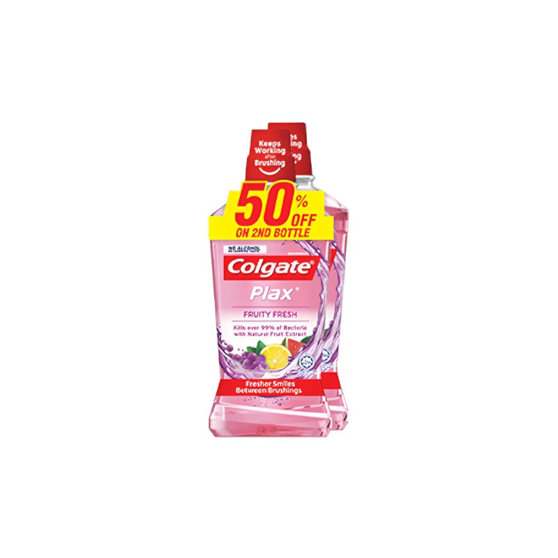 COLGATE PLAX 漱口水 [750ML x 2 双装]