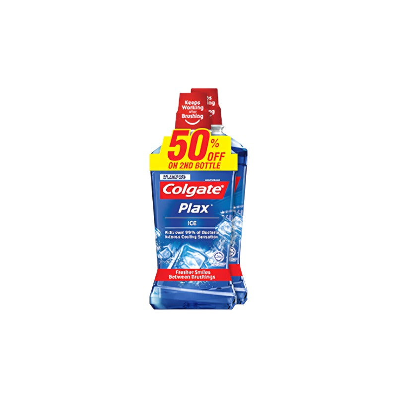 COLGATE PLAX Mouth wash [750ML x 2 Twin Pack]