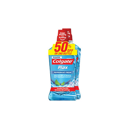 COLGATE PLAX Mouth wash [750ML x 2 Twin Pack]