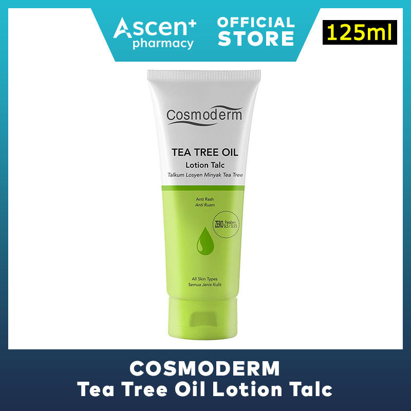 COSMODERM Tea Tree Oil Lotion Talc [125ml]