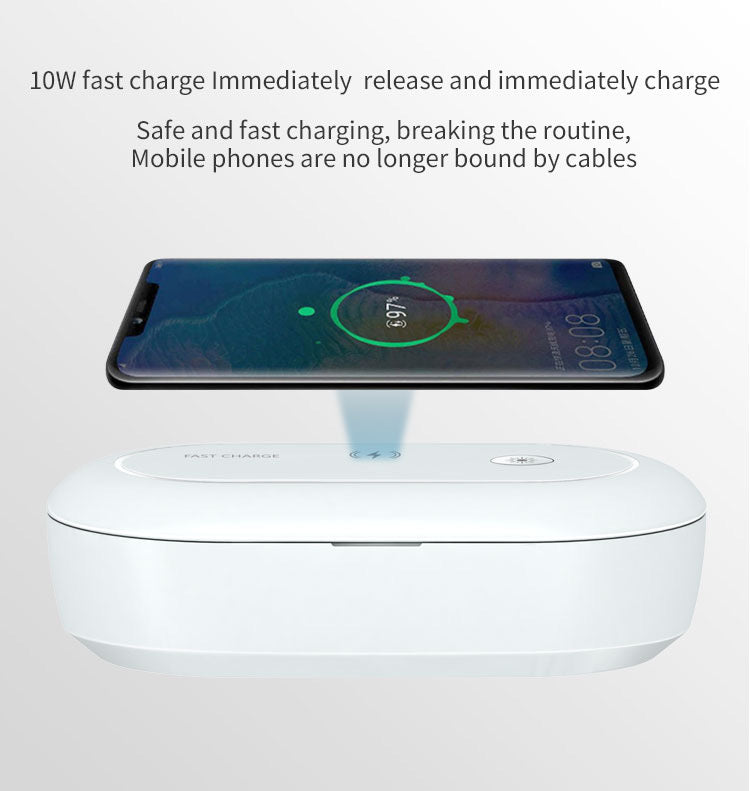 CILAISEN UVC Disinfection Box with Wireless Charging Box