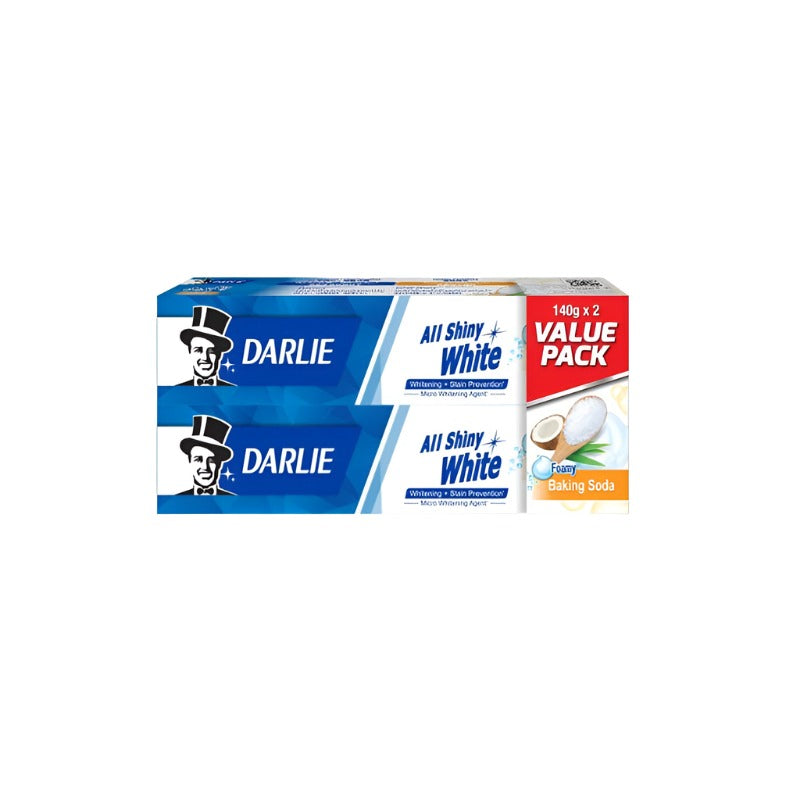 DARLIE All Shiny White Charcoal Clean Toothpaste [2x140g]