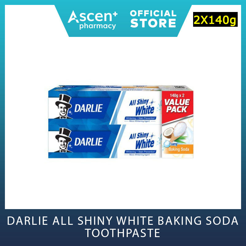 DARLIE All Shiny White Charcoal Clean Toothpaste [2x140g]