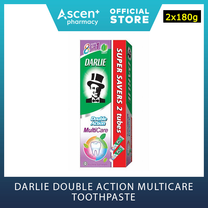 DARLIE Double Action Multicare Toothpaste [2x180g]