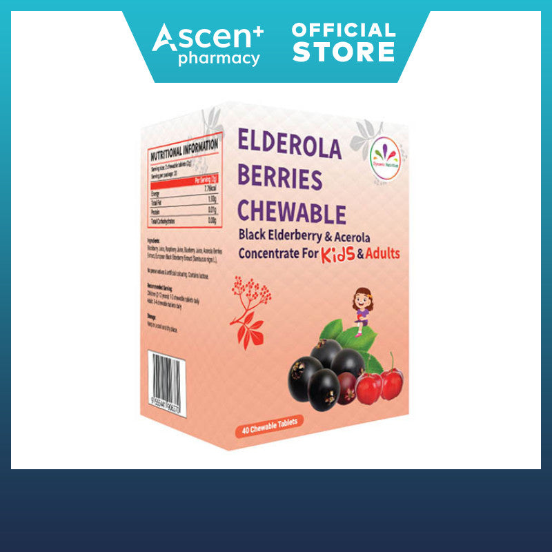 DYNAMIC NUTRITION Elderola Berries Chewable Tablets [40s]