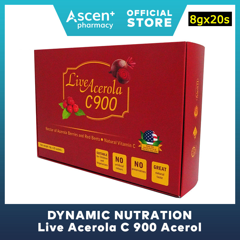 DYNAMIC NUTRITION Live Acerola C 900 Acerola [20sx8g]