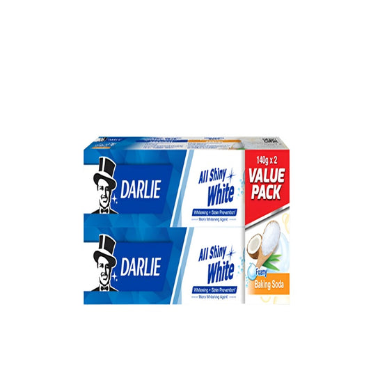 Darlie All Shiny White Baking Soda Toothpaste 2x140g