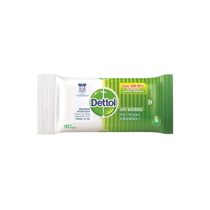 DETTOL Antibacterial Wet Wipes [10s]