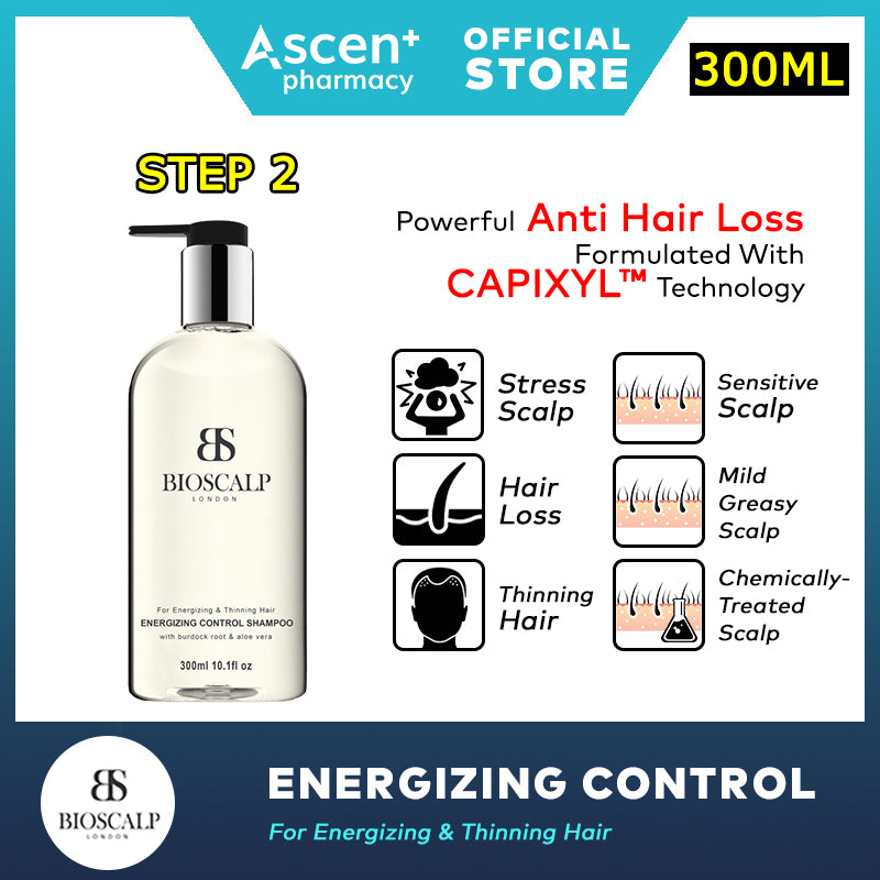 BIOSCALP Energizing Control Shampoo [300ml]