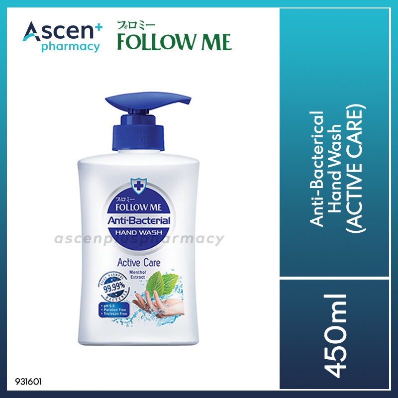 FOLLOW ME Anti-Bacterical Hand Wash [450ml] Active Care