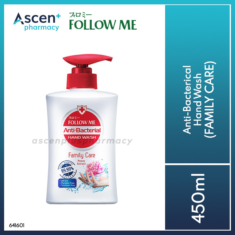 FOLLOW ME Anti-Bacterical Hand Wash [450ml] Family Care