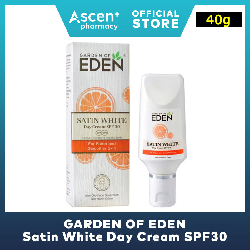GARDEN OF EDEN Satin White Day Cream SPF30 [40g]