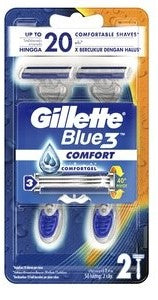 GILLETTE Blue III Comfort Disposable Razor [2s/4s/8s]