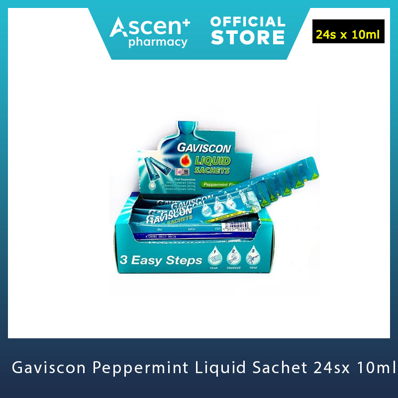 GAVISCON Original Peppermint Liquid [24s x 10ml]