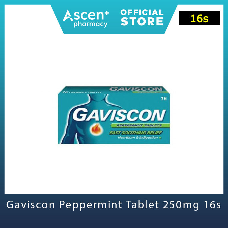 GAVISCON Original Peppermint Tablet [16s]
