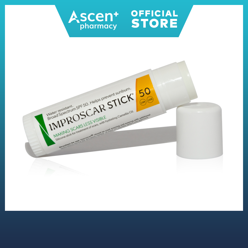 IMPROSCAR Stick 50 - Silicone Stick for Treatment of Scar (Water Resistance , SPF 50 ) [4.3g]