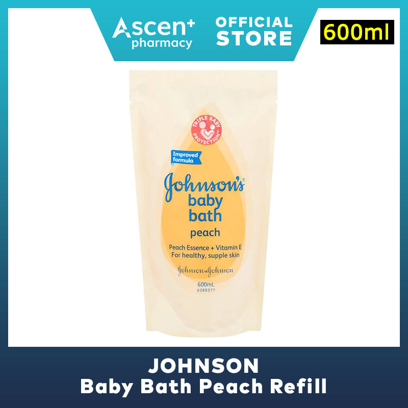 JOHNSON Baby Bath Peach Refill [600ml]