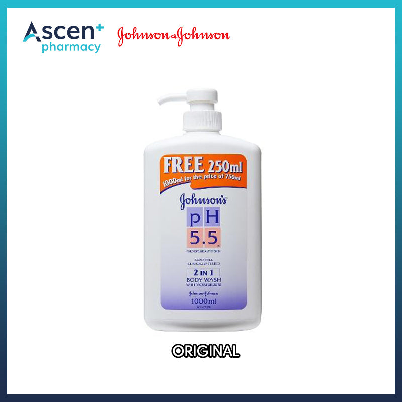 JOHNSON & JOHNSON pH 5.5 Body Wash 2in1 Original [1L]