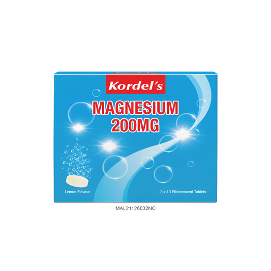 KORDEL'S Magnesium 200mg Effervescent [3 x 10s]