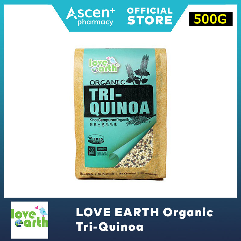 LOVE EARTH Organic Tri-Quinoa [500g]